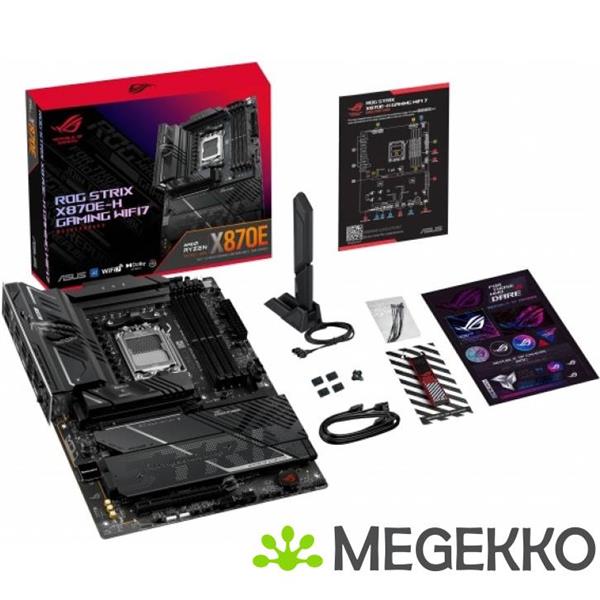 Grote foto asus rog strix x870e h gaming wifi7 computers en software moederborden