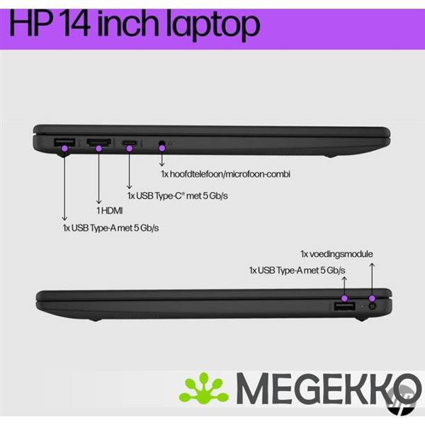 Grote foto hp 14 em0353nd 14 amd ryzen 5 laptop computers en software overige computers en software