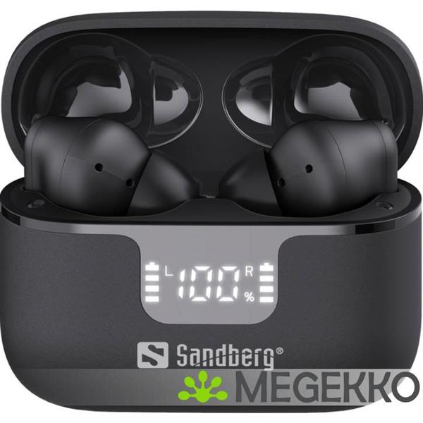 Grote foto sandberg 126 52 in ear draadloos zwart audio tv en foto koptelefoons