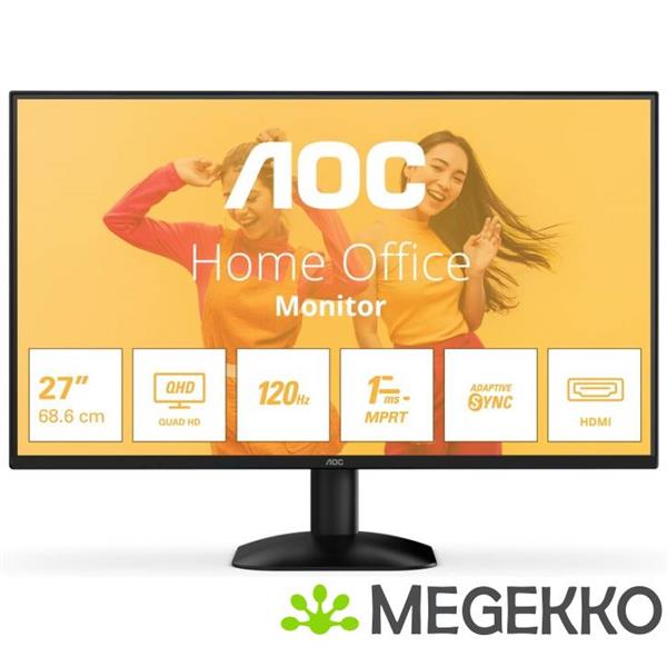 Grote foto aoc b3 q27b35s3 27 qhd 120hz ips monitor computers en software overige computers en software