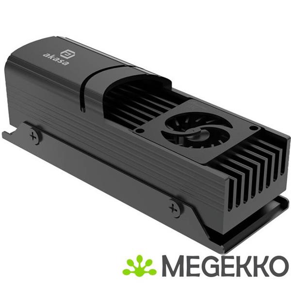Grote foto akasa gecko pro lx m.2 nvme ssd luchtkoeler 2 cm zwart 1 stuk s computers en software overige computers en software