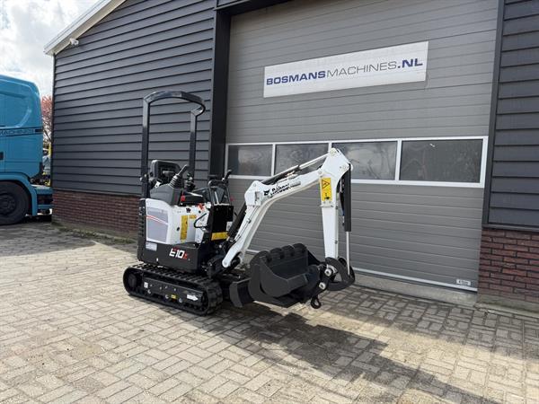 Grote foto bobcat e10 z minigraver nieuw sloop sorteer functie hydraulische wissel 3 bakken doe het zelf en verbouw kranen en graafmachines