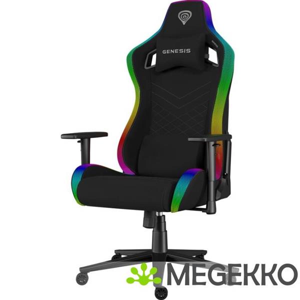 Grote foto genesis nfg 2247 gamingstoel in zwart spelcomputers games overige merken