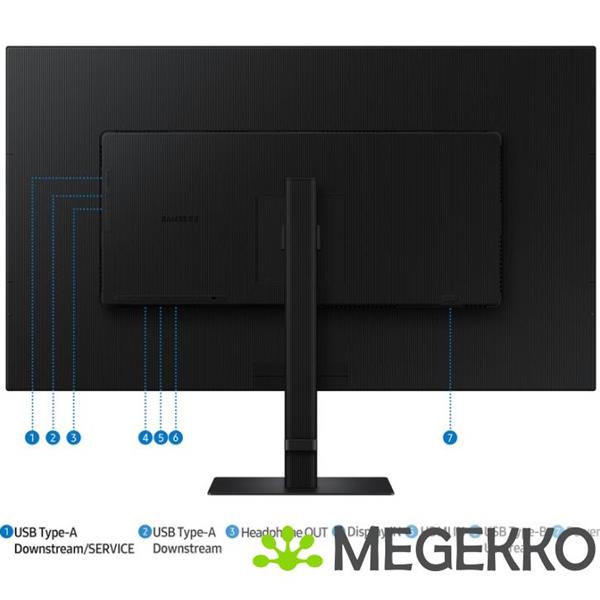 Grote foto samsung viewfinity s8 ls37d802eauxen 37 4k ips monitor computers en software overige computers en software