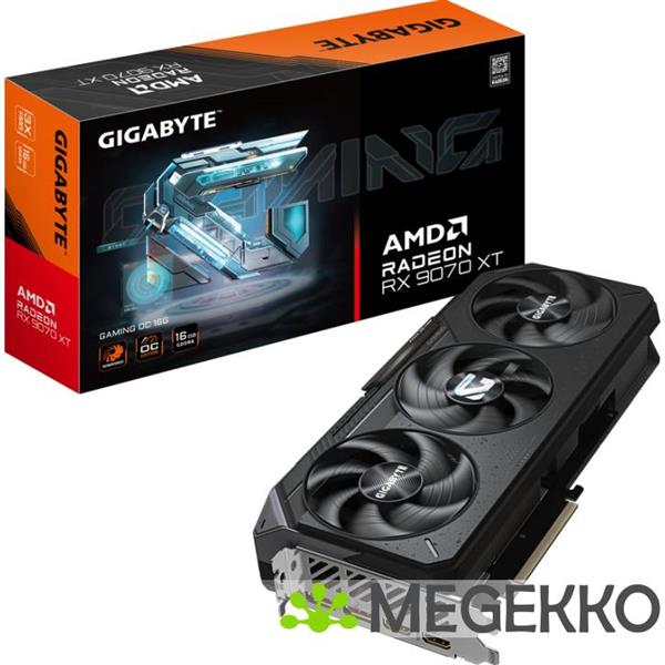 Grote foto gigabyte radeon rx 9070 xt gaming 16gb oc computers en software videokaarten