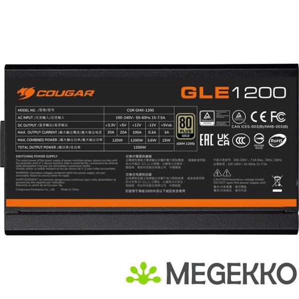 Grote foto cougar gaming gle 1000w modular 80 plus gold atx computers en software overige