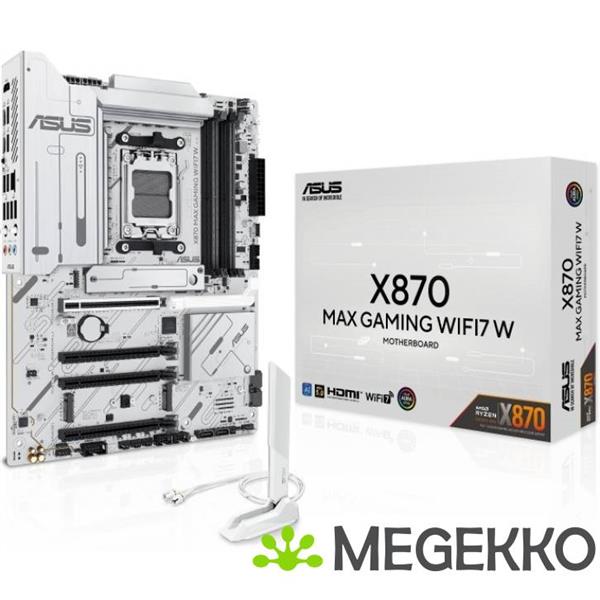 Grote foto asus x870 max gaming wifi7 w computers en software moederborden