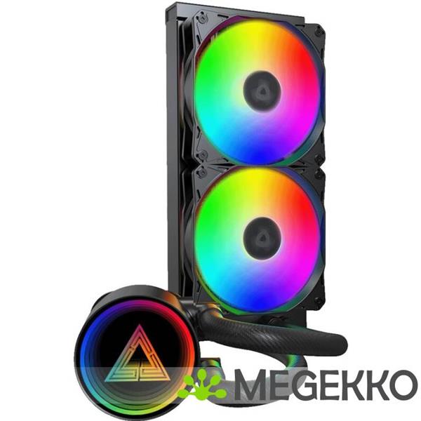 Grote foto montech lightflow 240 argb zwart computers en software overige computers en software