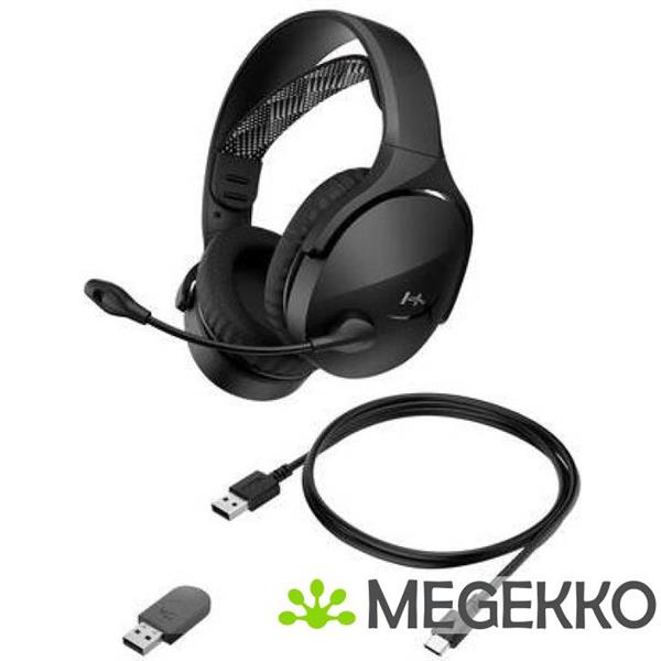 Grote foto hyperx cloud jet draadloze headset zwart audio tv en foto koptelefoons