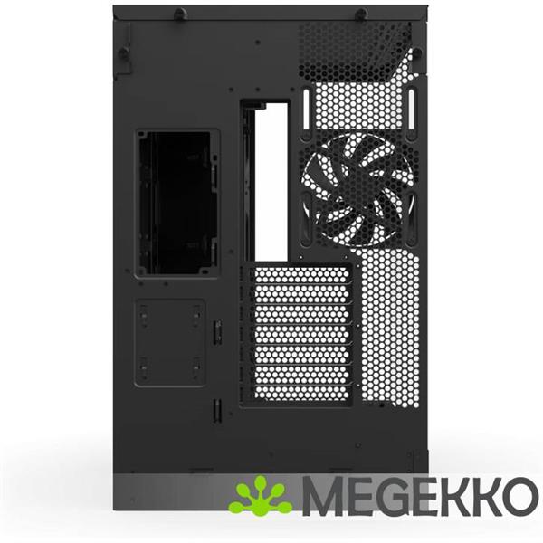 Grote foto nzxt h9 flow black 2025 computers en software behuizingen en kasten