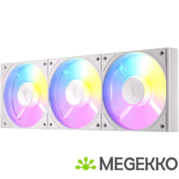 Grote foto antec c120 argb reverse white 120mm 3 fans computers en software overige computers en software