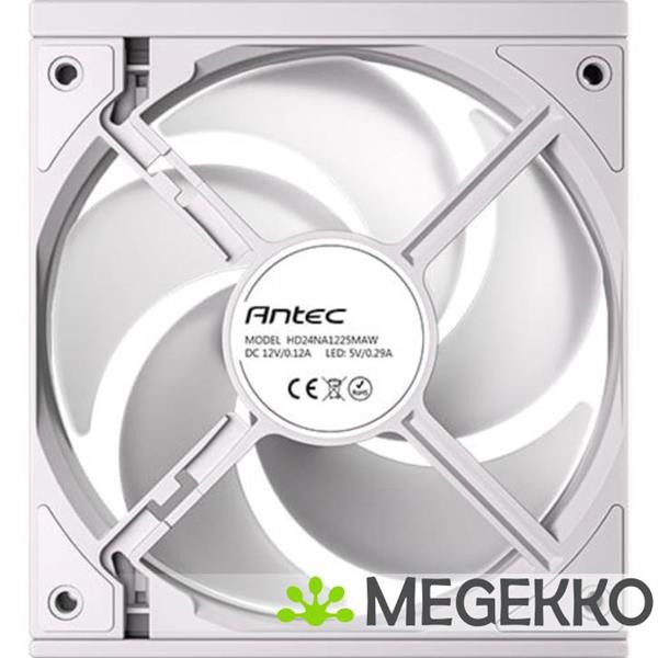 Grote foto antec c120 argb white 120mm 3 fans computers en software overige computers en software
