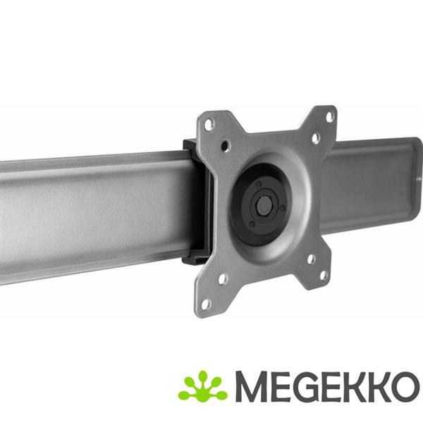 Grote foto gembird monitorarm met gasveer en muurbevestiging voor 2 monitoren computers en software overige computers en software