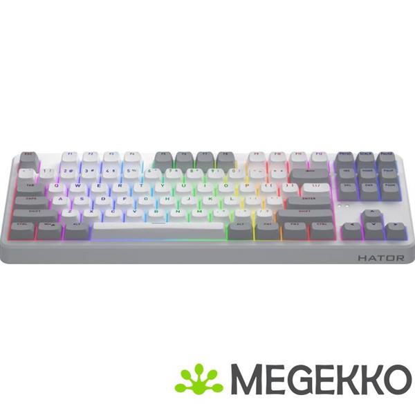 Grote foto hator rockfall 3 tkl wireless mechanisch hotswap toetsenbord wit computers en software toetsenborden