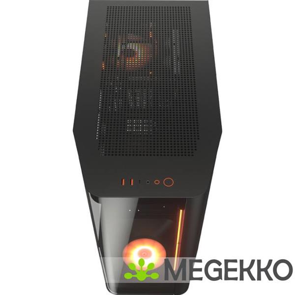 Grote foto cougar gaming fv270 rgb midi tower zwart computers en software behuizingen en kasten