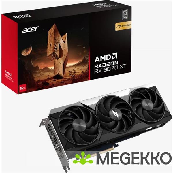 Grote foto acer nitro radeon rx 9070 xt 16gb oc computers en software videokaarten