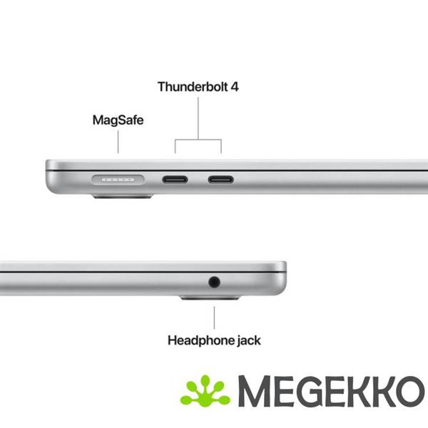 Grote foto apple macbook air 2026 13.6 m5 silver computers en software overige computers en software