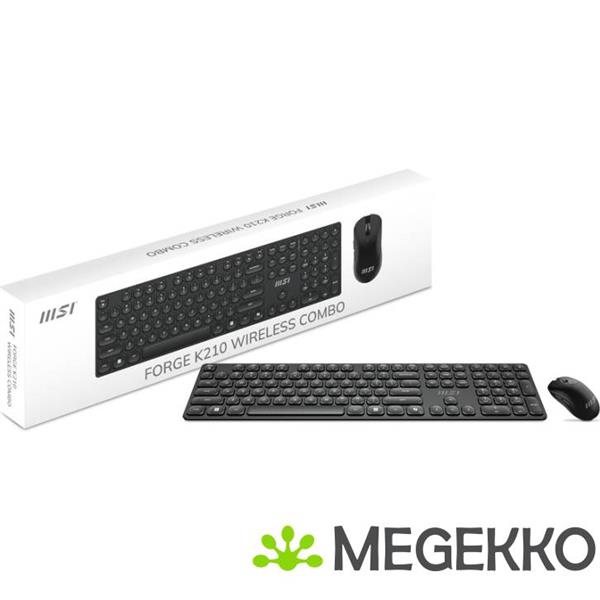 Grote foto msi forge k210 wireless combo us computers en software overige computers en software