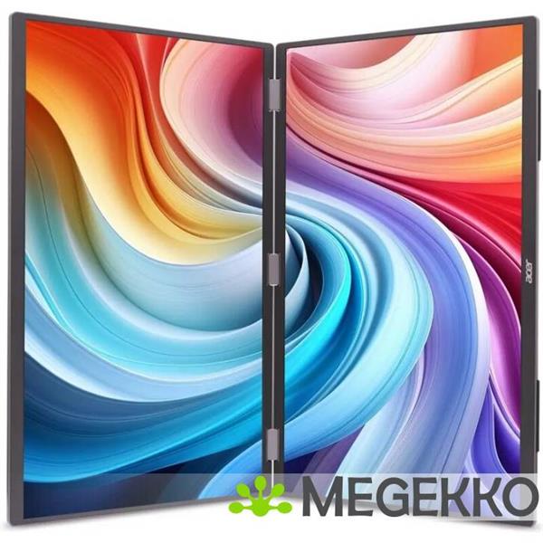 Grote foto acer pd193qte 18 5 dual fhd ips portable monitor computers en software overige computers en software