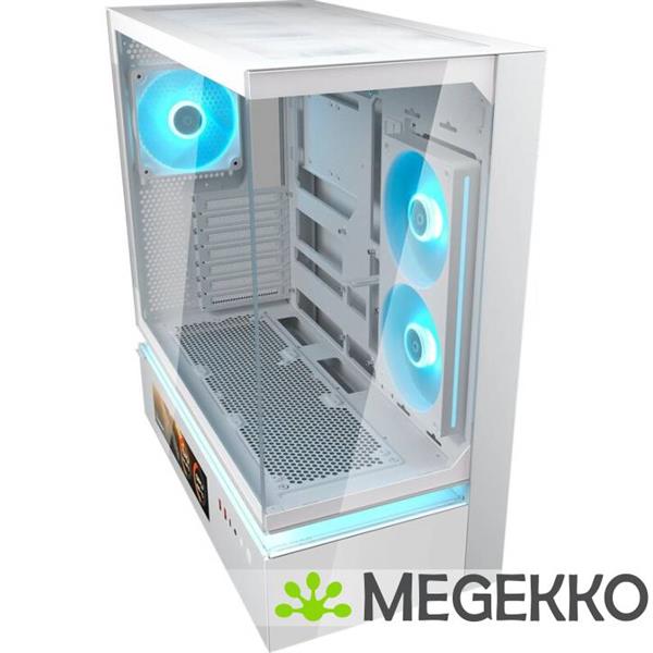 Grote foto cougar gaming cfv235 vision midi tower wit computers en software behuizingen en kasten