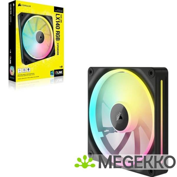 Grote foto corsair icue link lx140 rgb black single pack computers en software overige computers en software