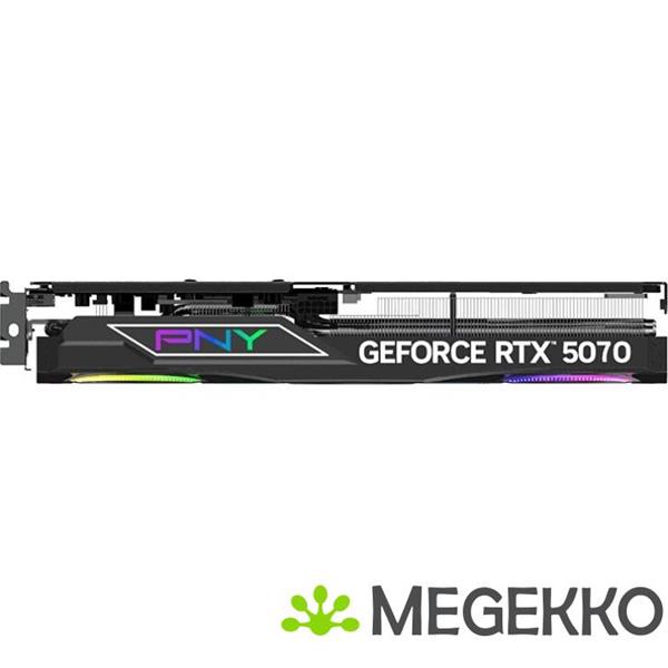 Grote foto pny geforce rtx 5070 12gb argb overclocked triple fan computers en software videokaarten