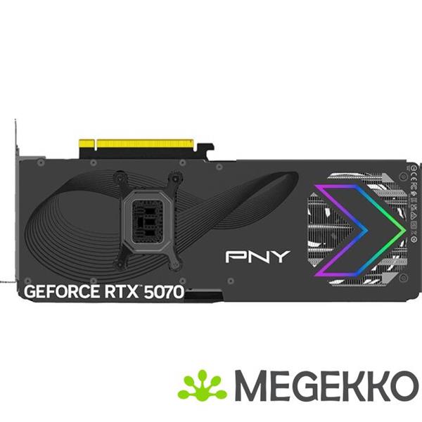 Grote foto pny geforce rtx 5070 12gb argb overclocked triple fan computers en software videokaarten