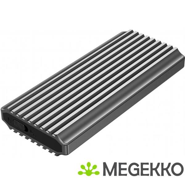 Grote foto gembird ee2280 u3c 03 behuizing voor opslagstations sdd behuizing zwart m.2 computers en software behuizingen en kasten