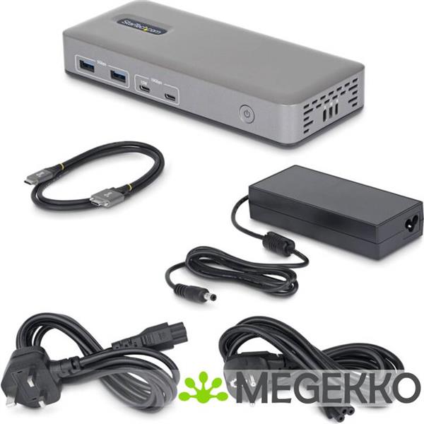Grote foto startech.com 196ue usbc dock laptop dock poortreplicator bedraad usb 3.2 gen 2 3.1 gen 2 type c computers en software overige computers en software