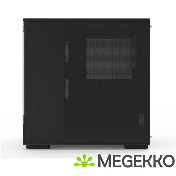 Grote foto zalman p10 black mini tower zwart computers en software behuizingen en kasten