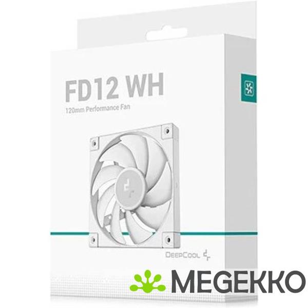 Grote foto deepcool r fd12 whnpn1 g koelsysteem voor computers computer behuizing ventilator 12 cm wit 1 stuk s computers en software overige computers en software