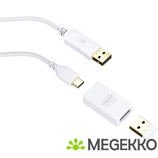 Grote foto cherry xtrfy m64 wit ergonomische draadloze gaming muis computers en software overige computers en software