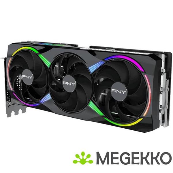 Grote foto pny geforce rtx 5080 16gb argb overclocked triple fan computers en software videokaarten