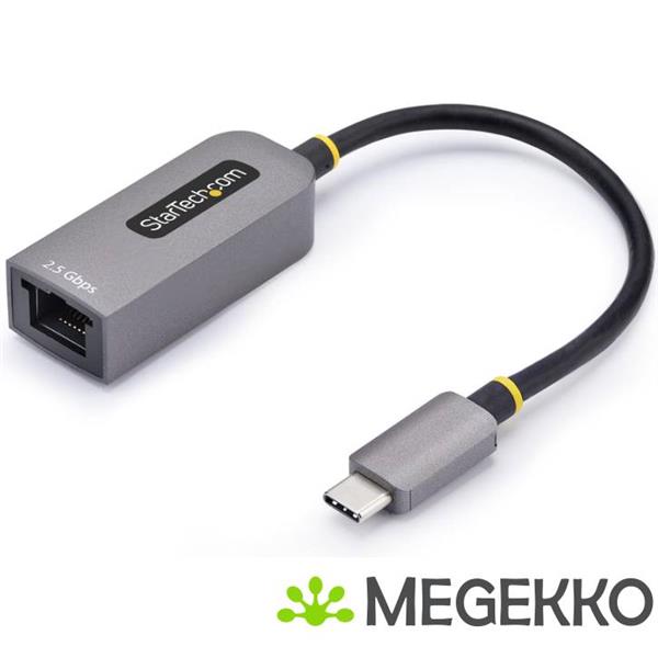 Grote foto startech.com 2.5gbe usb c naar ethernet adapter nbase t nic usb 3.0 type c 2.5 1g multi speed netw computers en software netwerkkaarten routers en switches