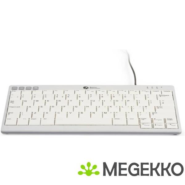 Grote foto bakkerelkhuizen ultraboard 950 v2 toetsenbord kantoor usb qwerty amerikaans engels donkergrijs lich computers en software toetsenborden