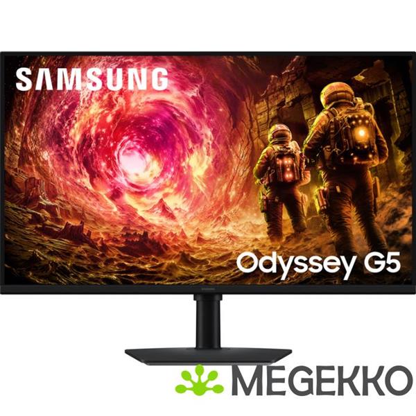 Grote foto samsung odyssey g5 ls32fg502euxen 32 qhd 180hz ips gaming monitor computers en software overige computers en software