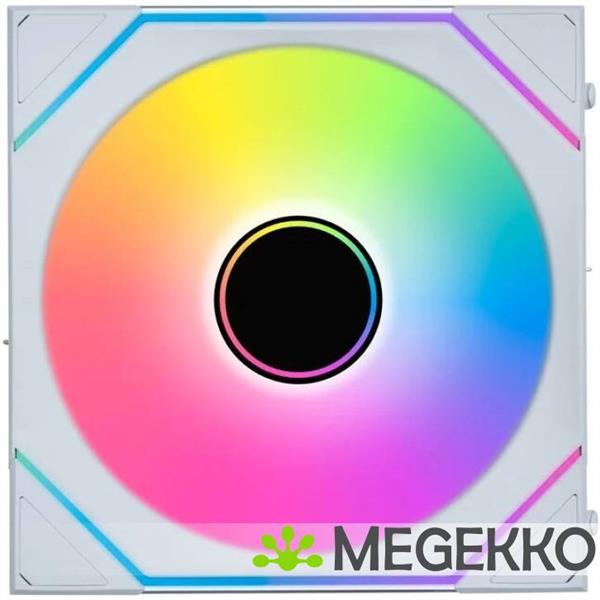 Grote foto lian li uni fan sl inf 140 wireless reversed 1 pack white computers en software overige computers en software