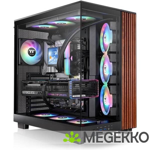 Grote foto thermaltake view 380 xl ws argb black computers en software behuizingen en kasten