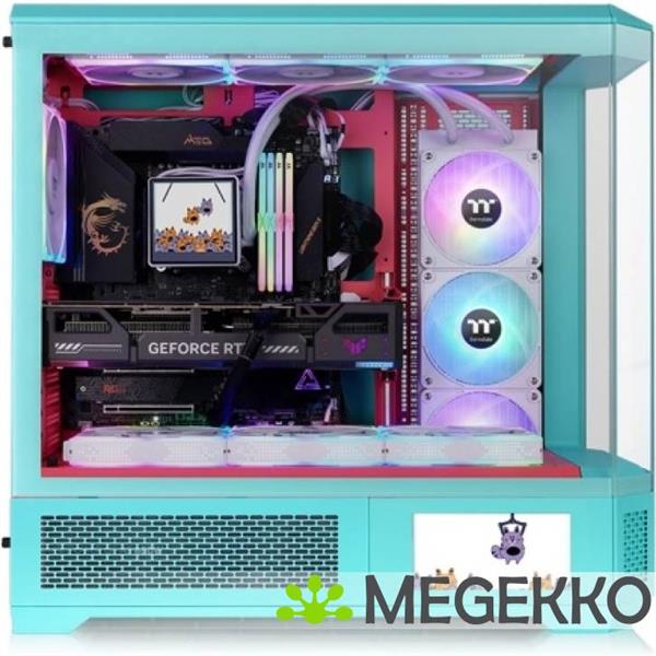Grote foto thermaltake view 600 mint strawberry computers en software behuizingen en kasten