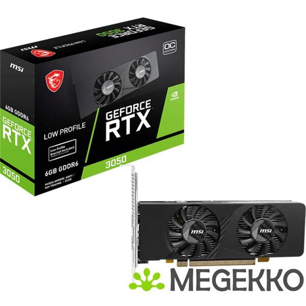 Grote foto msi geforce rtx 3050 lp e 6g oc computers en software videokaarten