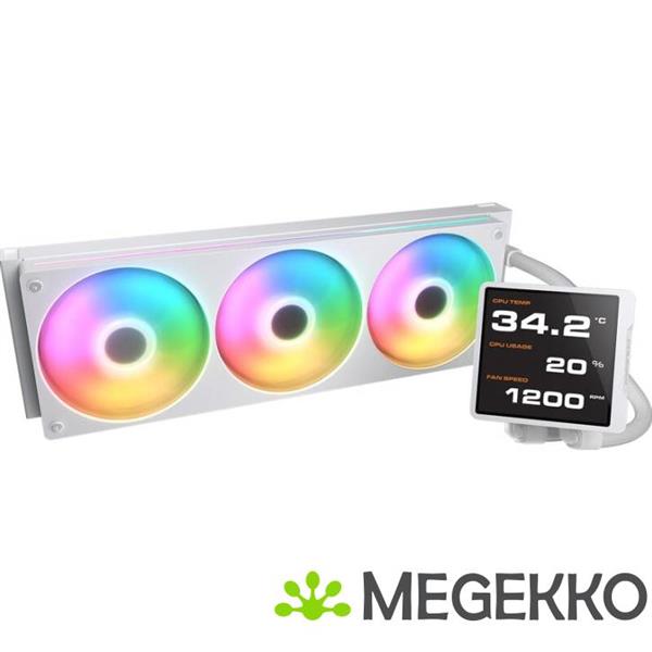 Grote foto cougar poseidon vistek pro argb 360 wit computers en software overige computers en software