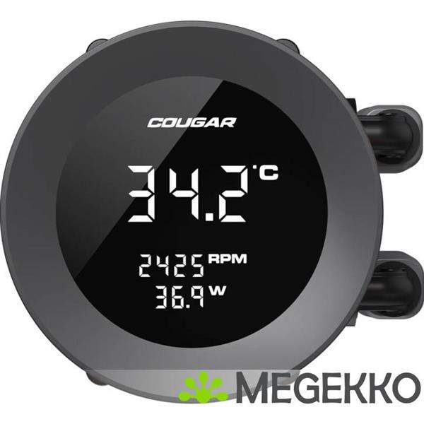 Grote foto cougar poseidon vistek argb 240 zwart waterkoeler computers en software overige computers en software