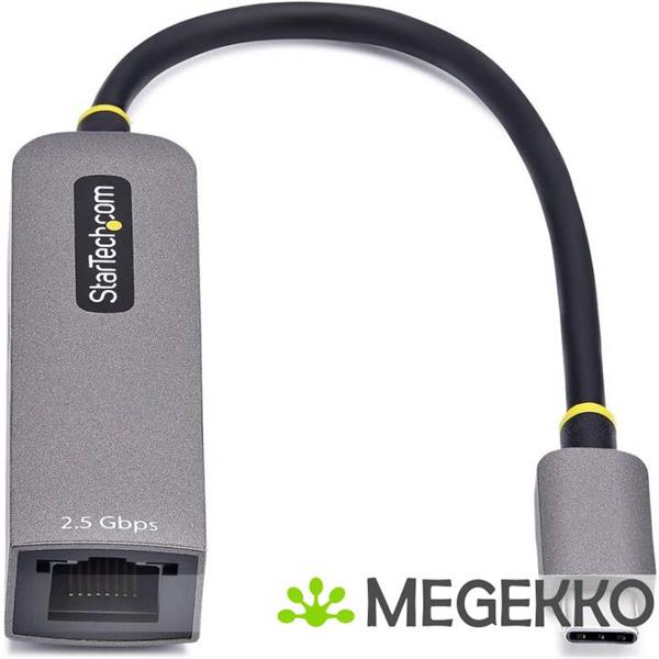 Grote foto startech.com 2.5gbe usb c naar ethernet adapter 100w pd pass through nbase t nic usb 3.0 type c 2 computers en software netwerkkaarten routers en switches