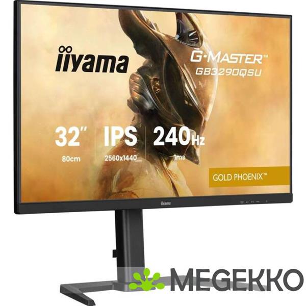 Grote foto iiyama g master gb3290qsu b1 32 quad hd ips 240hz gaming monitor computers en software overige computers en software