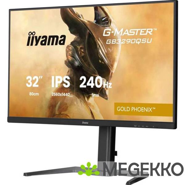 Grote foto iiyama g master gb3290qsu b1 32 quad hd ips 240hz gaming monitor computers en software overige computers en software