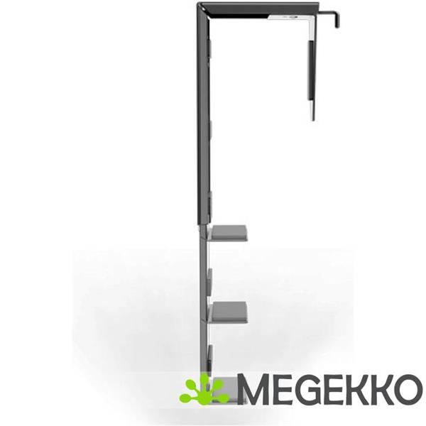 Grote foto fellowes 100136875 cpu houder onder het bureau cpu houder zwart computers en software overige computers en software