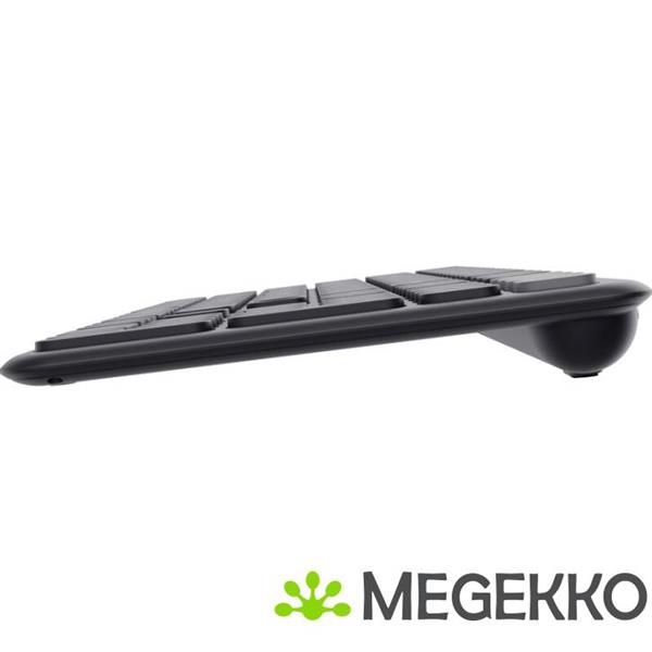 Grote foto trust vaiya toetsenbord draadloos zwart azerty belgisch computers en software toetsenborden