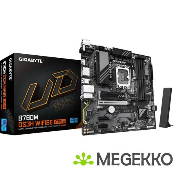 Grote foto gigabyte b760m ds3h wifi6e gen5 computers en software moederborden