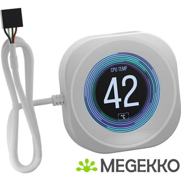 Grote foto corsair nautilus lcd module white computers en software overige computers en software