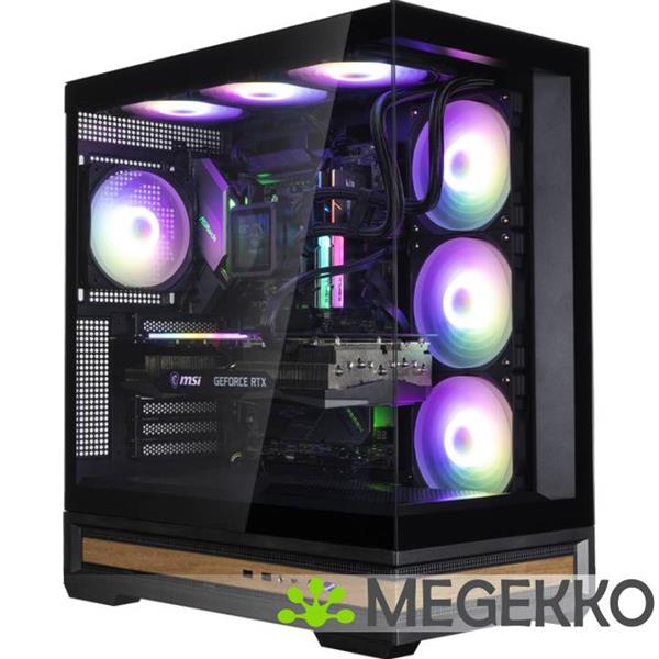 Grote foto zalman p40 namu black midi tower zwart computers en software behuizingen en kasten